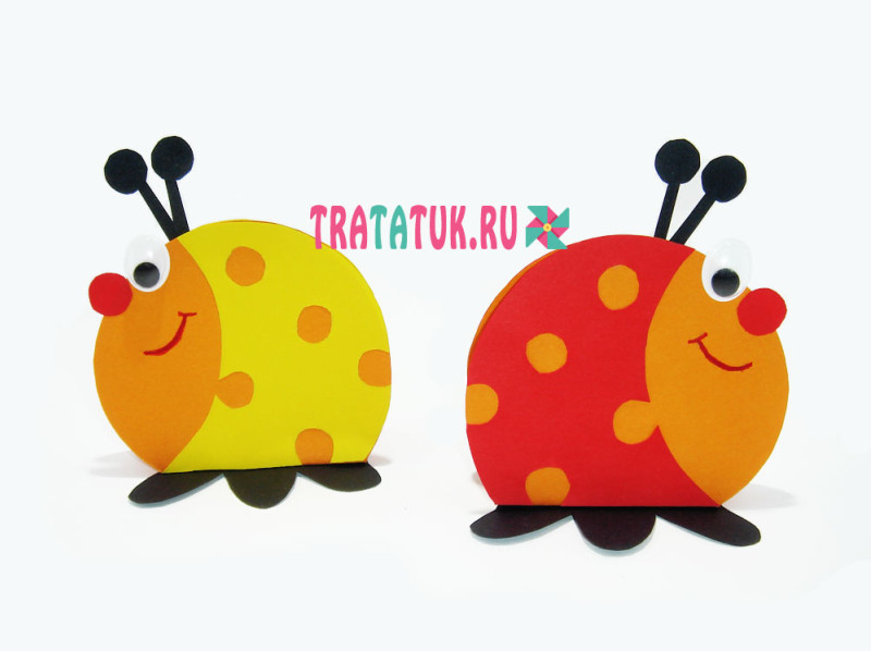 Простой робот – божья коровка