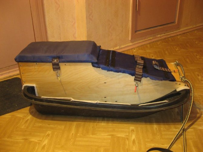 Санки из подручных материалов