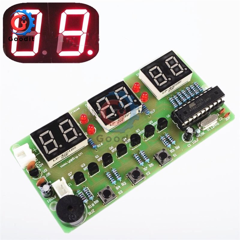 DIY KIT Электронные часы с Aliexpress