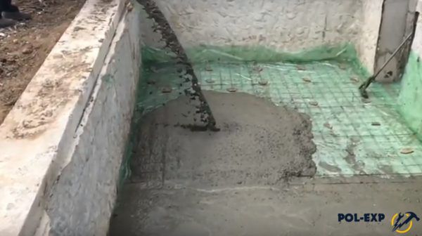 Железобетонный пол над подвалом