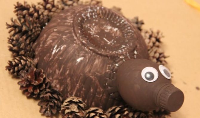Ёжик из бутылки