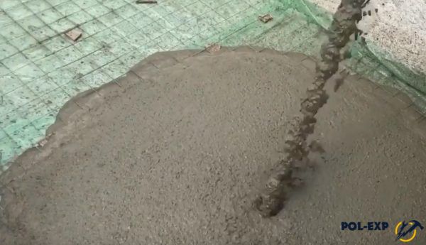 Железобетонный пол над подвалом