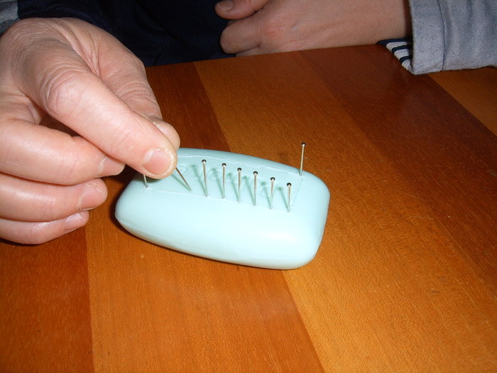 Корзинка из лент