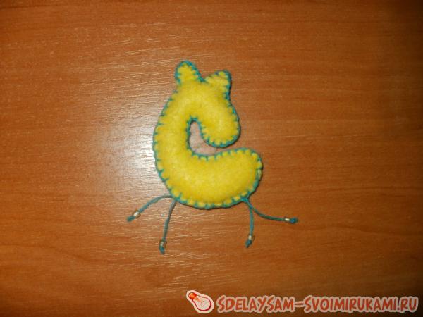 Елочка из вискозной салфетки