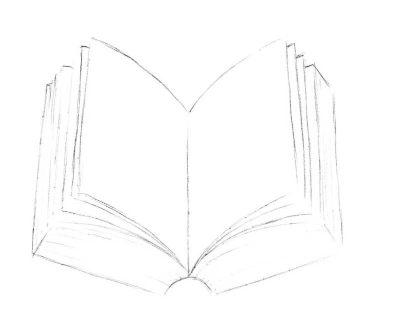 Как нарисовать книгу — мастер-классы по созданию рисунка карандашом и по клеточкам