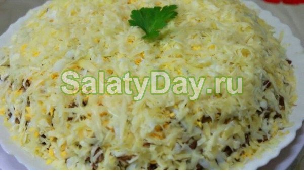 Сытный и простой рецепт салата «Мясной»
