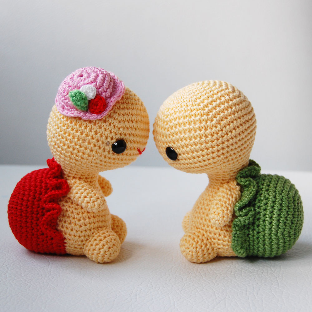 Вязаный брелок черепашка крючком | hi amigurumi