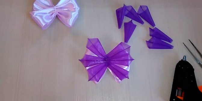 Бант из органзы своими руками - подробный мастер-класс для начинающих с фото примерами
