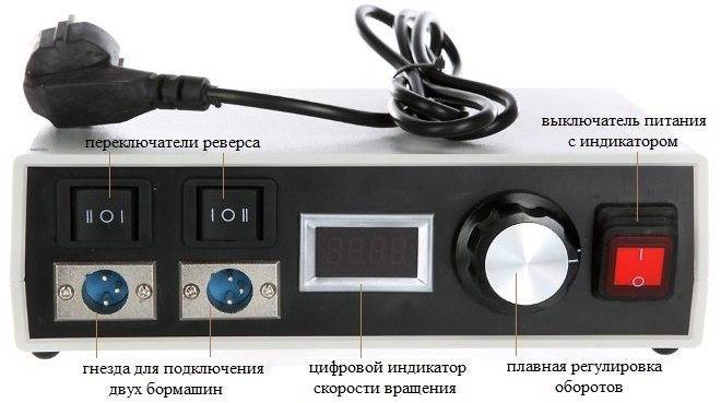 Мини бормашинка и режущий инструмент к ней