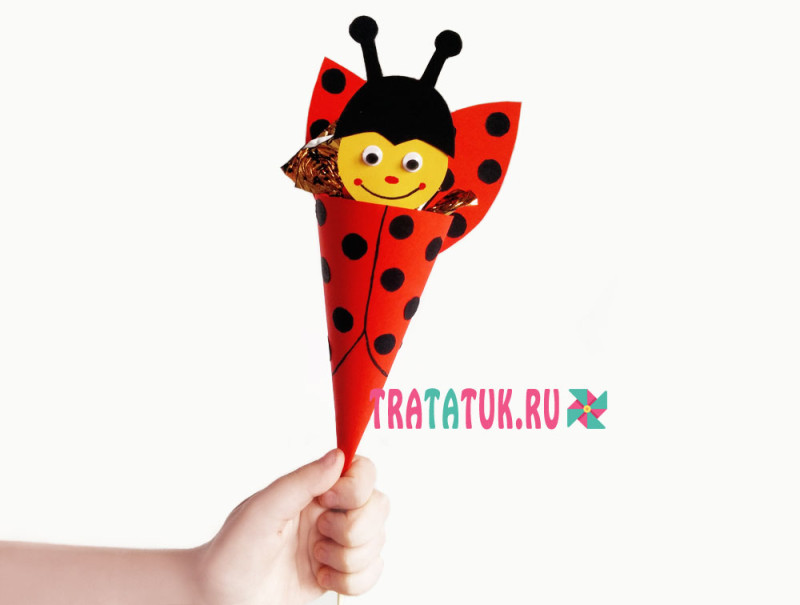 Простой робот – божья коровка