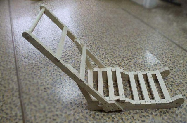 Санки из подручных материалов