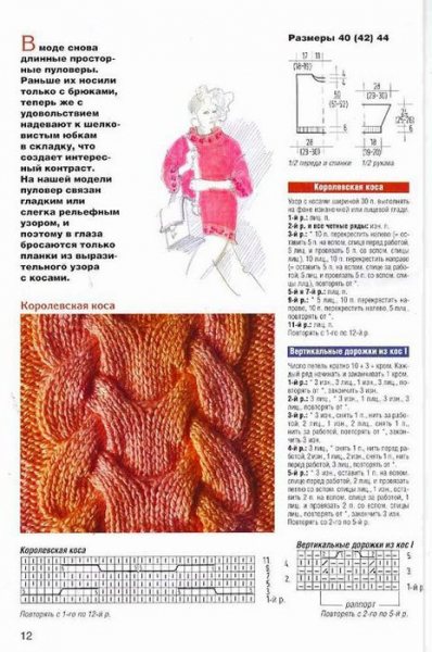 Яркая и стильная шапочка узором «Рис»