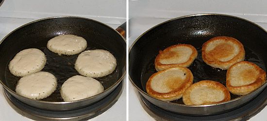 Рецепт пышных оладий на кефире
