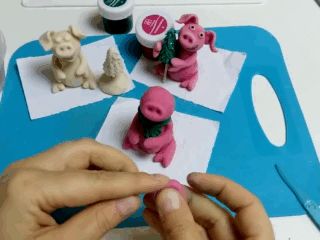 Подсвечник из соленого теста