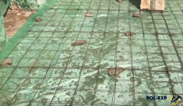 Железобетонный пол над подвалом