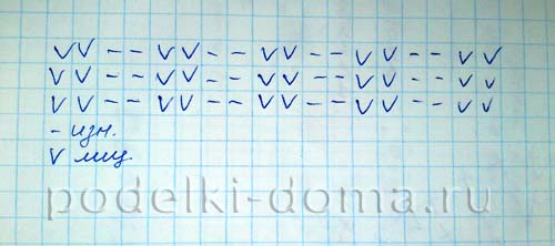 Узор Королевская коса спицами: схема и описание узора