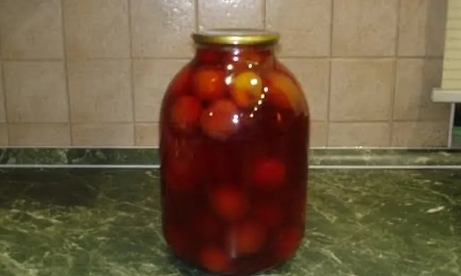 Елка из сливовых косточек