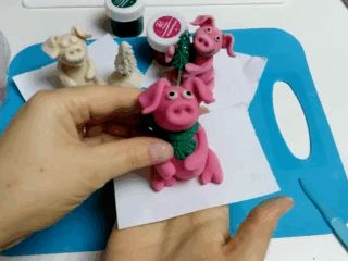 Подсвечник из соленого теста