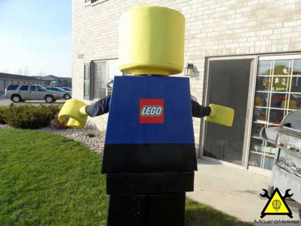 Как сделать костюм LEGO-человечка своими руками