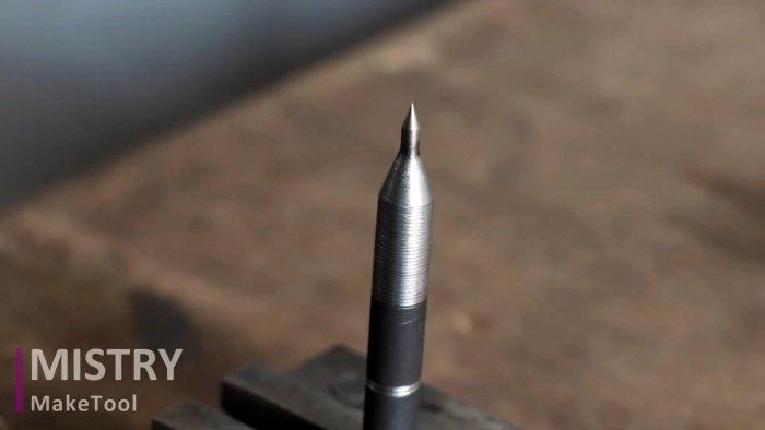 Разметочный циркуль и чертилка по металлу своими руками