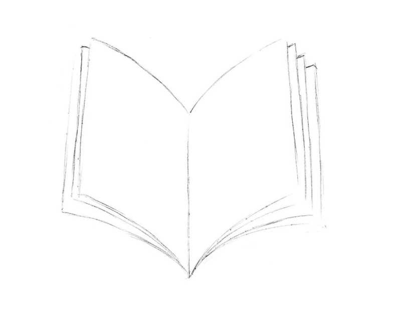 Как нарисовать книгу — мастер-классы по созданию рисунка карандашом и по клеточкам