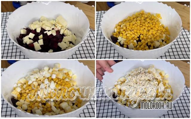 Сытный и простой рецепт салата «Мясной»