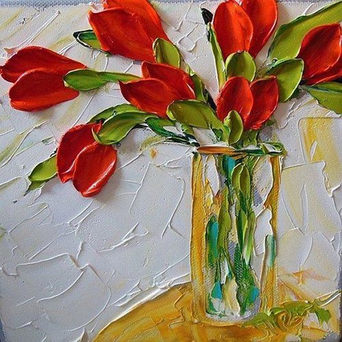 Рисуем портрет акриловыми красками