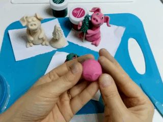 Подсвечник из соленого теста
