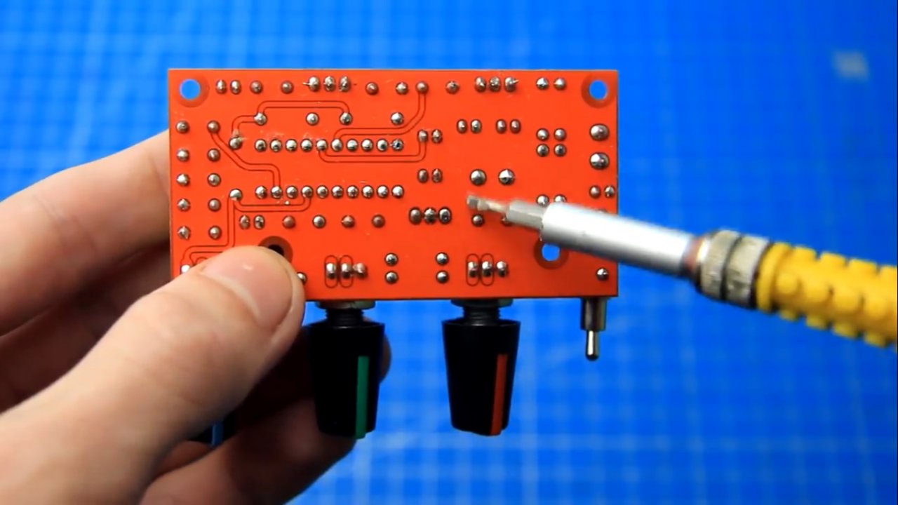 Усилитель звука 35+35вт из модулей с темброблоком, usb, radio, aux