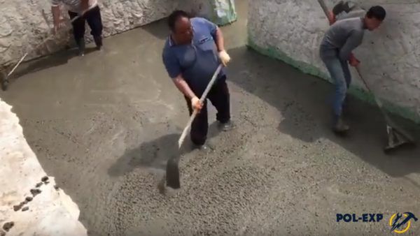 Железобетонный пол над подвалом