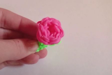 Цветы из резинок