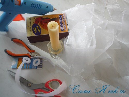 Бант из органзы своими руками - подробный мастер-класс для начинающих с фото примерами