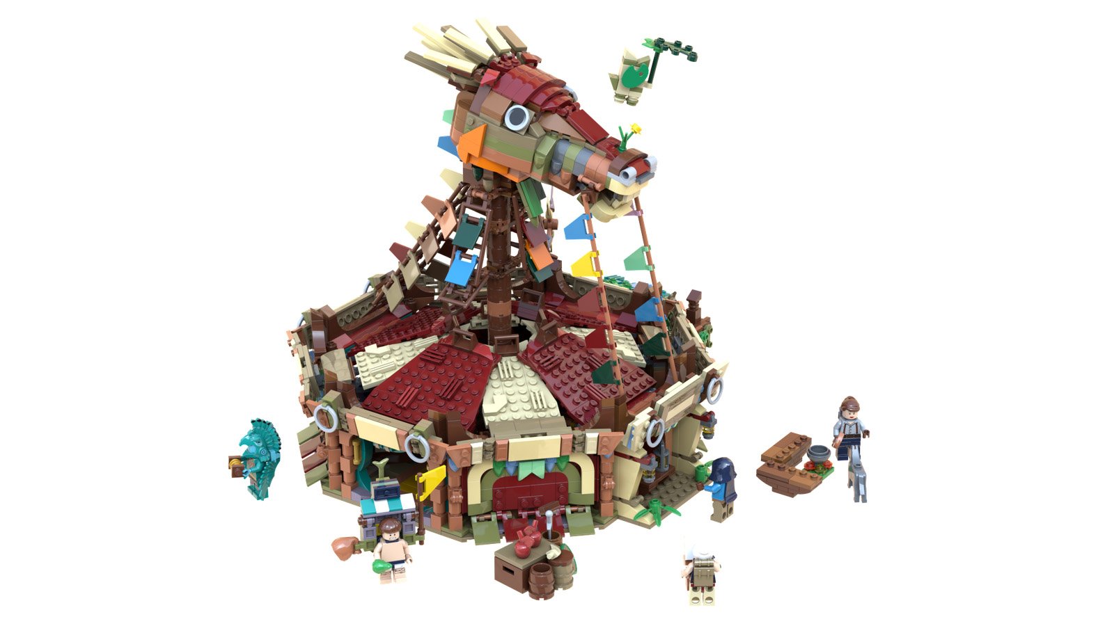 Кибертрак, тоторо и тиранокорова: самые крутые (и почти реальные) проекты lego