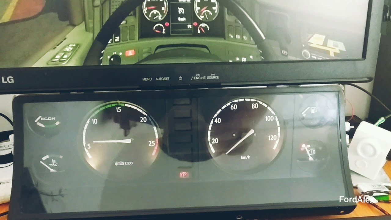 Real scania truck home simulator | hackaday.io