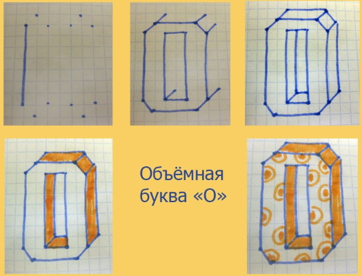 Рисунки по клеточкам, надписи популярные на английском, объемные, маленькие для начинающих