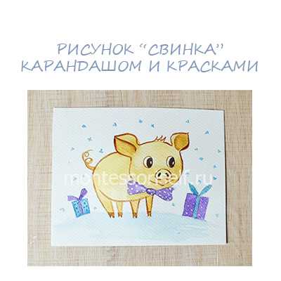 Как нарисовать свинью карандашом - три поэтапных мастер-класса для детей