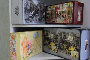 Коробочка в технике декупаж