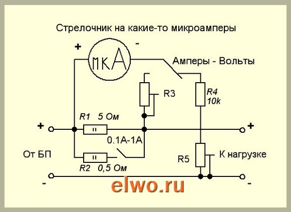 Цифровой амперметр из сломанного мультиметра
