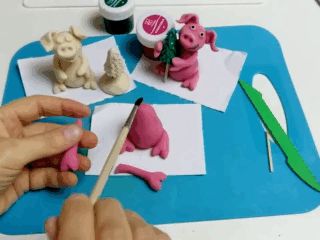 Подсвечник из соленого теста