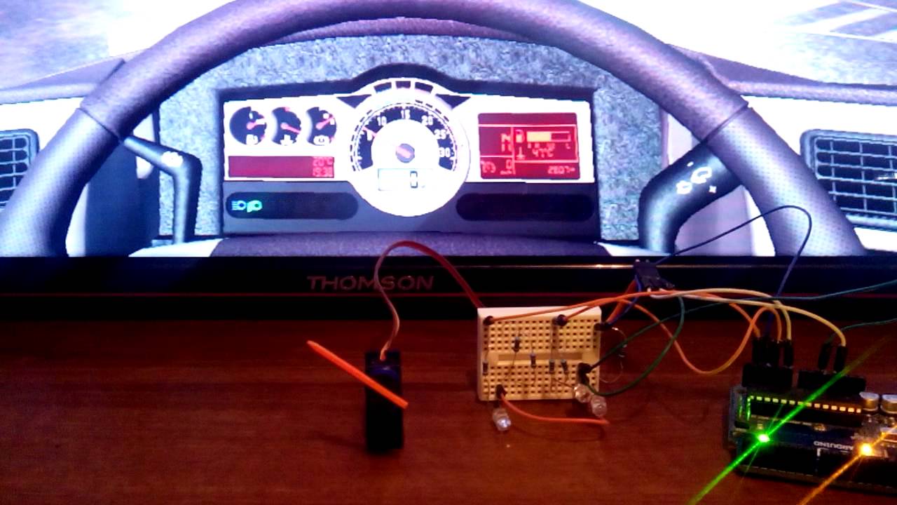 Приборная панель для ets 2 на arduino uno r3