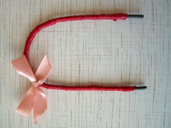Корзинка из лент