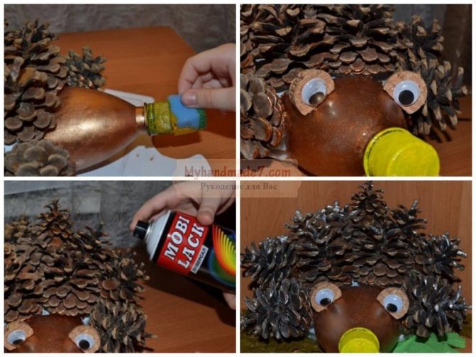 Ёжик из бутылки